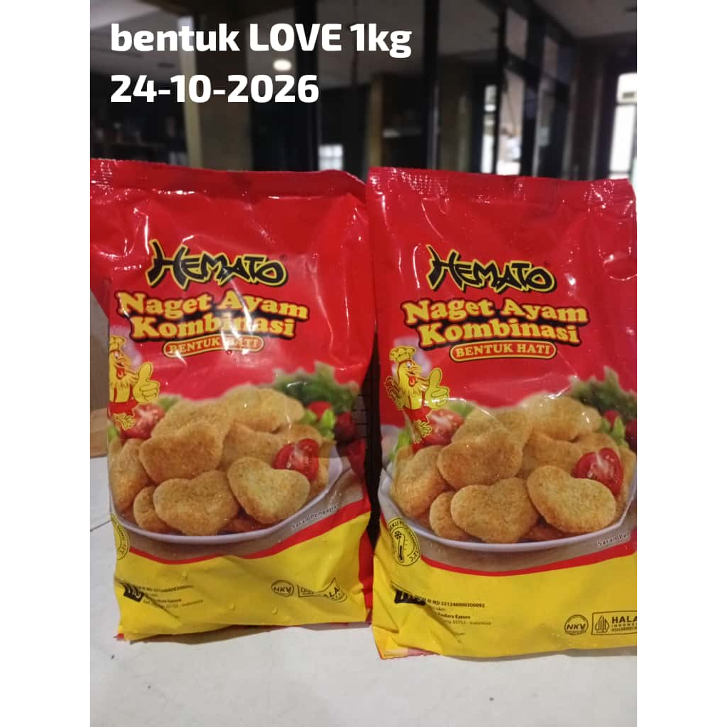 HEMATO NUGGET BENTUK HATI / LOVE 1kg