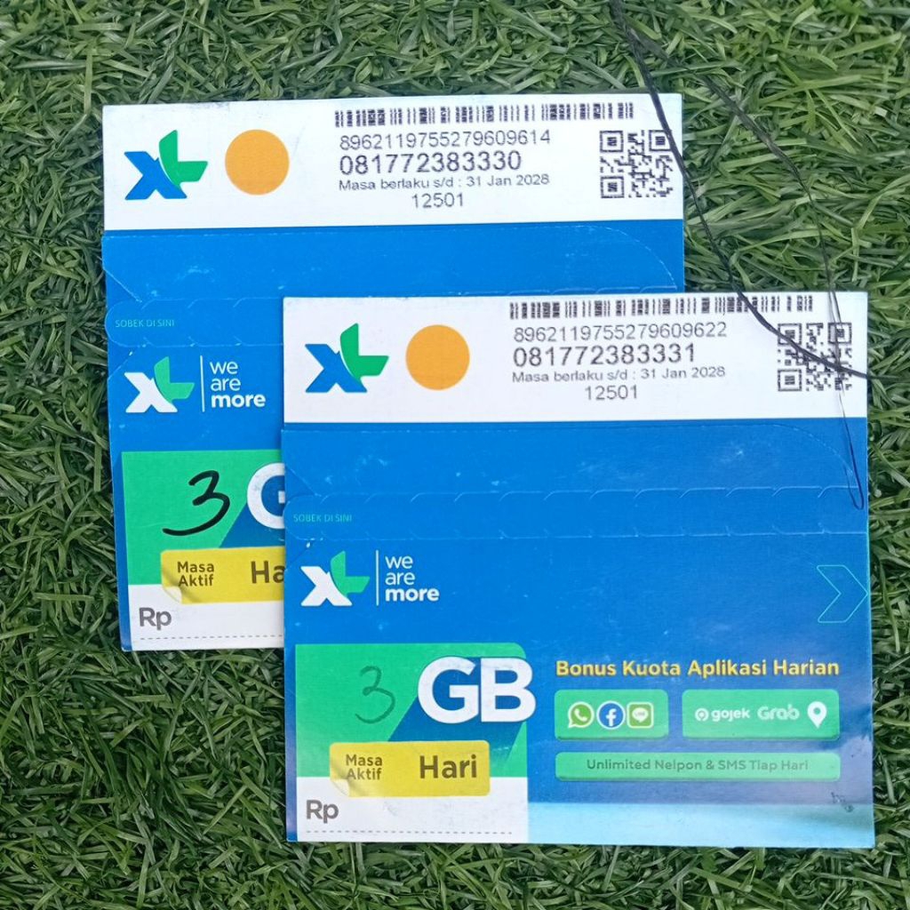 Nomor cantik kartu Perdana XL murah meriah( free 3 gb ) 081 999 234 x33