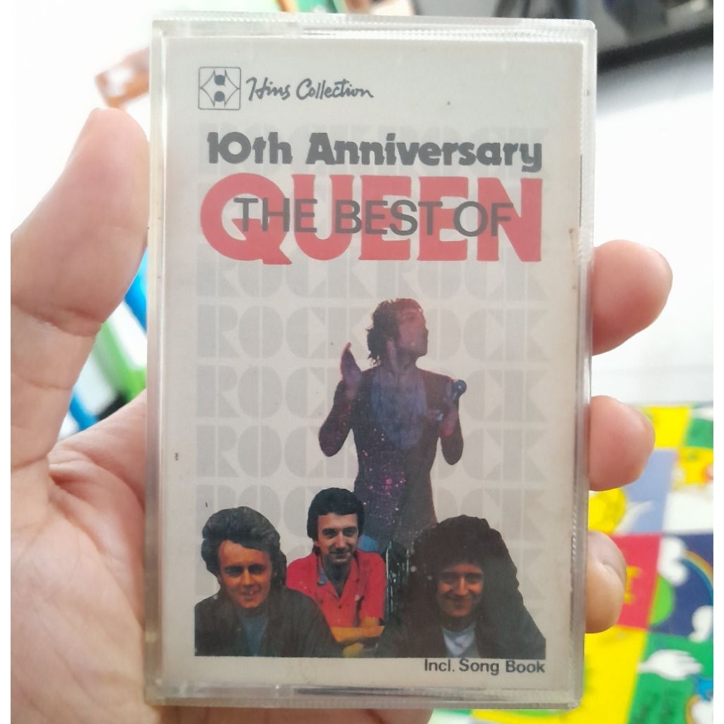 Kaset Pita The Best of QUEEN 10th Anniversary - Original Hins