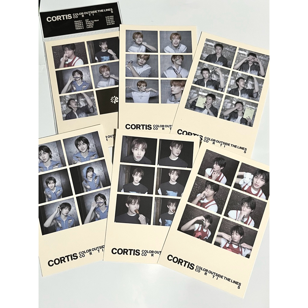 READY POSTCARD CORTIS OFFICIAL WEVERSE B MARTIN JAMES JUHOON SEONGHYEON KEONHO