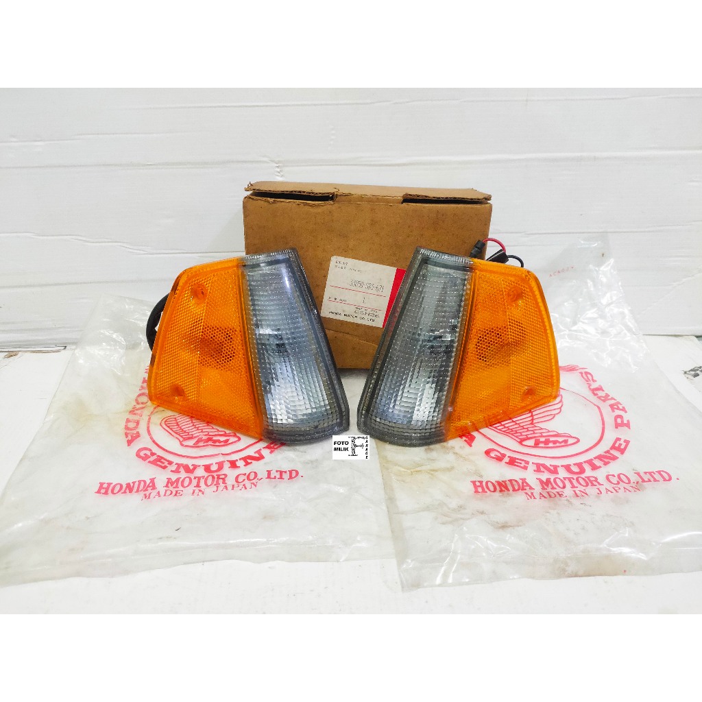 NOS Lampu Cornerlamp Corner Lamp Honda Civic Wonder SB3 85 86 87 Sein USDM Original Stanley