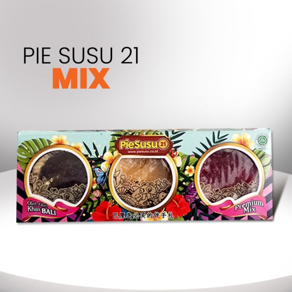 PIE SUSU 21 - PIE SUSU MIX VARIAN RASA BUAH 3IN1 ISI 9PCS ASLI HALAL ENAK LEZAT