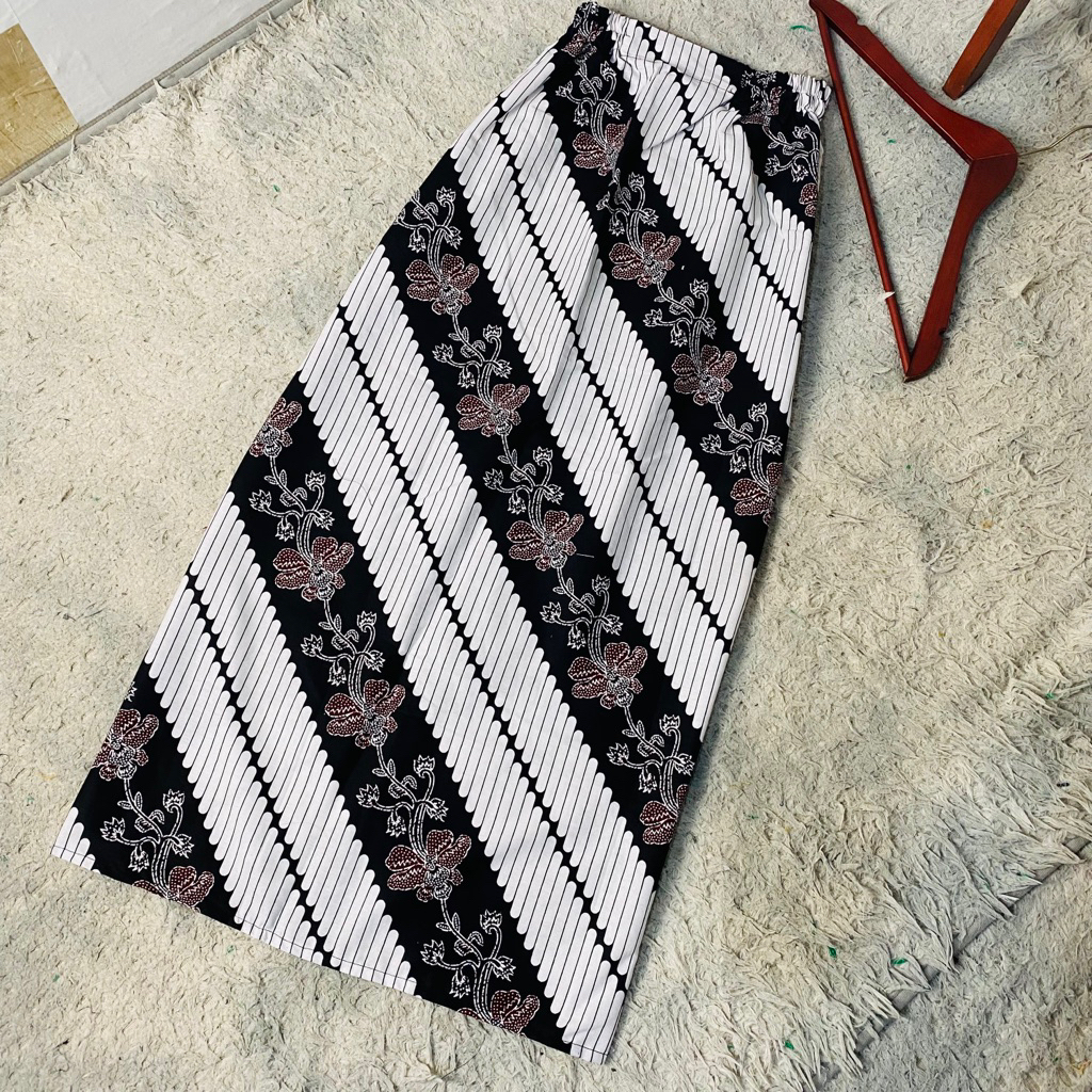 Rok Batik Bawahan Kebaya Modern Motif Jawa Asli Rok Batik Span Allsize Rok Batik Belah Belakang