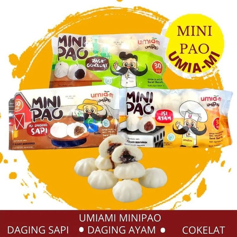 Minipao Umiami Fresh Stock Bakpao Mini Frozen  Minipao Umiami Fresh Stock Bakpao Mini Frozen