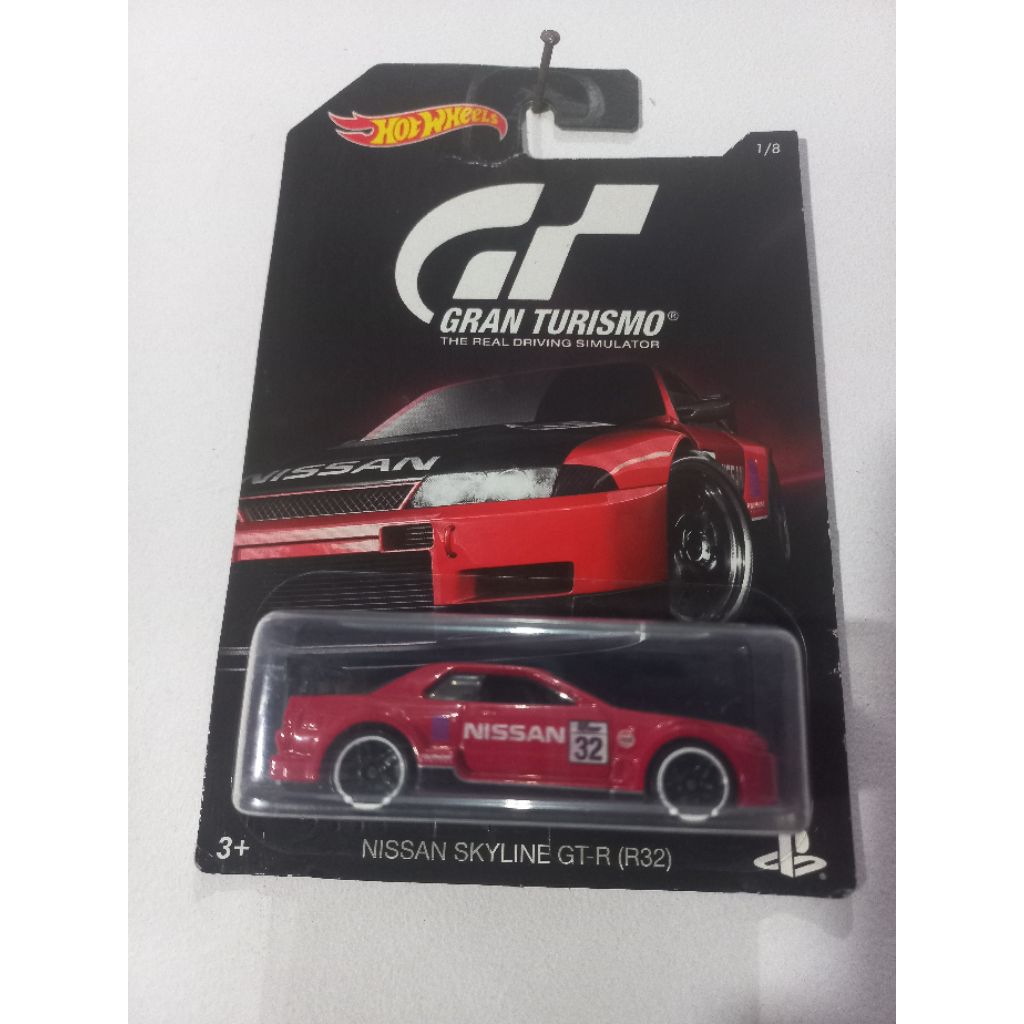 hotwheels nissan skyline r34 grand turismo merah hitam