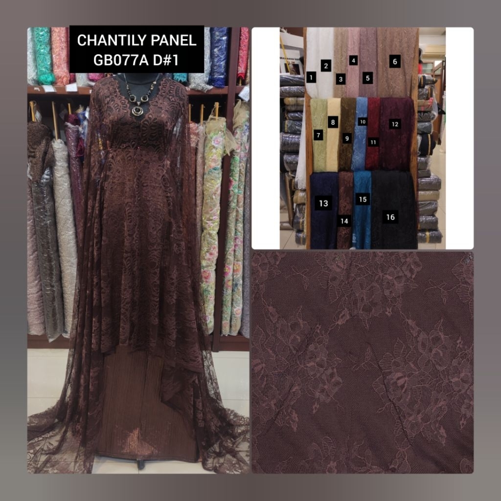 Chantily Panel 3m x 1,50m GB077A D#1