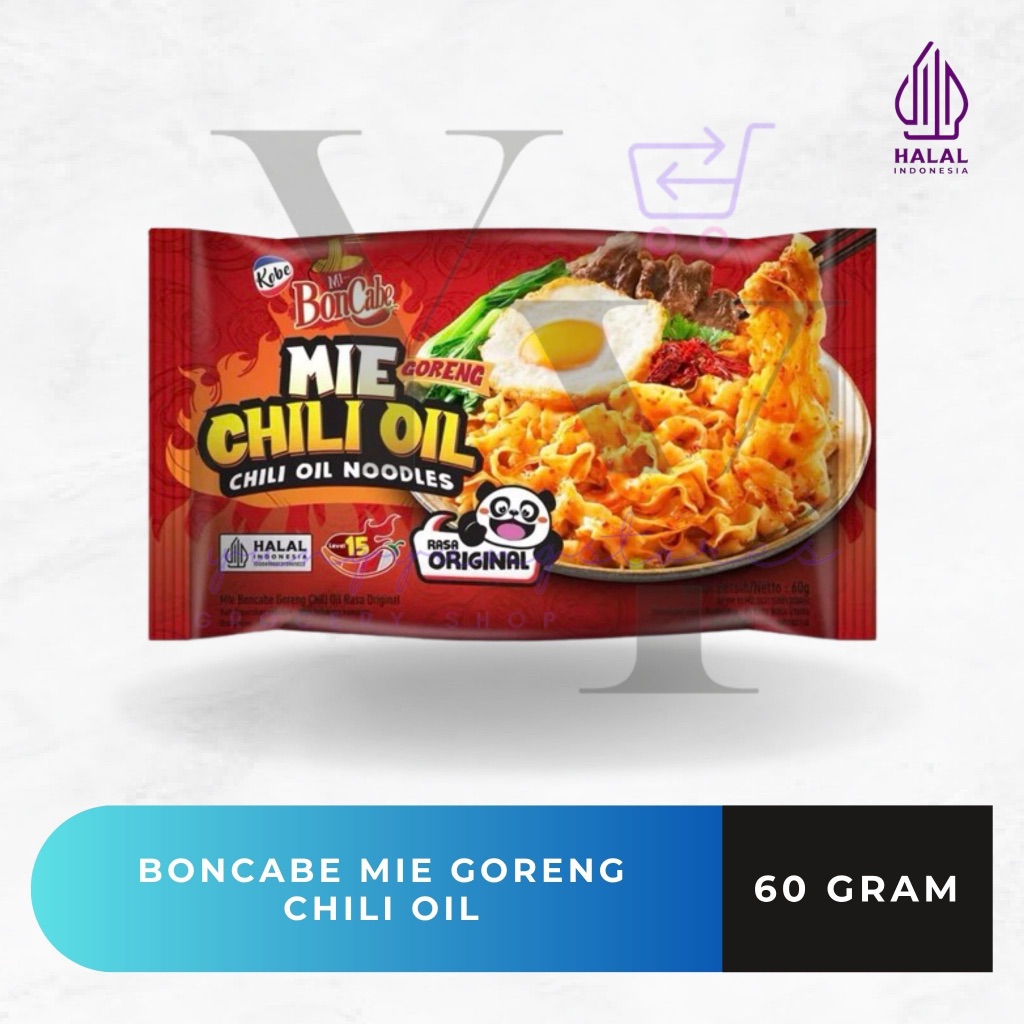 Kobe Boncabe Mie Goreng Chili Oil Noodles 60 gram