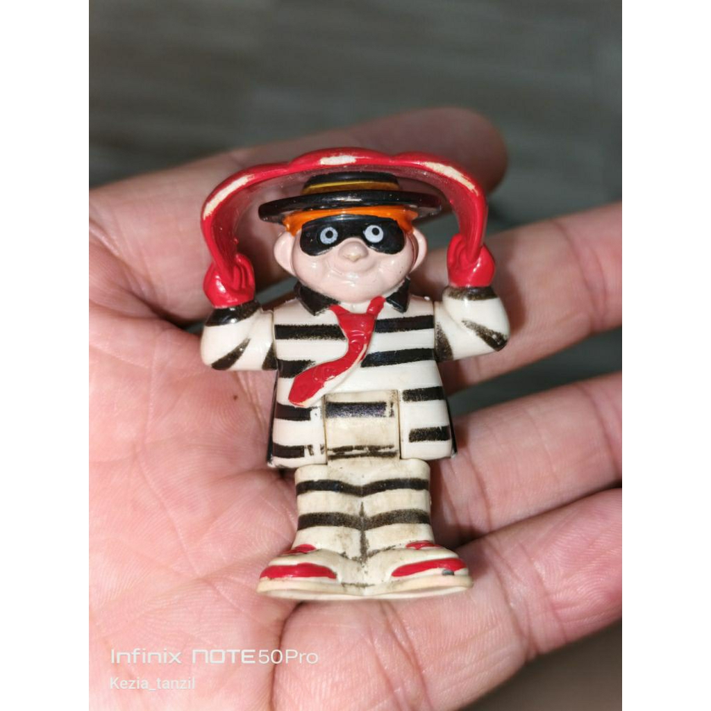 MASKOT MCDONALDS MCDONALD HAPPYMEAL HAPPY MEAL HAMBURGLAR MASKOT MASCOT RARE LANGKA RONALD BIRDIE