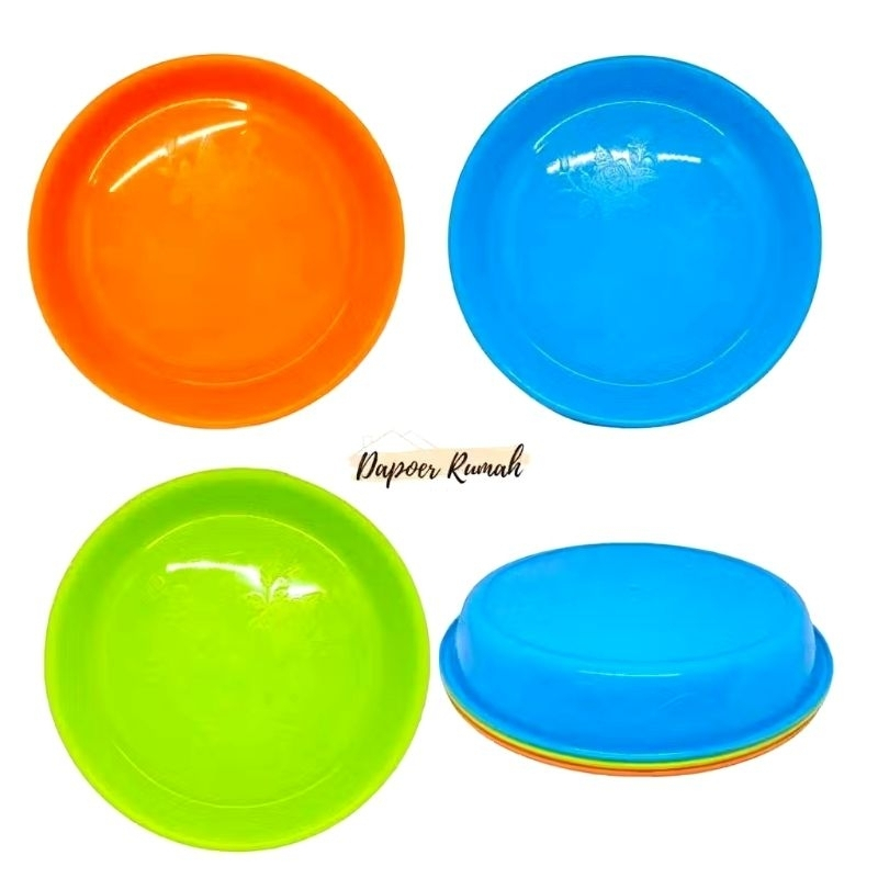 (12 PCS)Nampan Plastik 30 Cm/Nampan Plastik Bulat/Tray Bulat