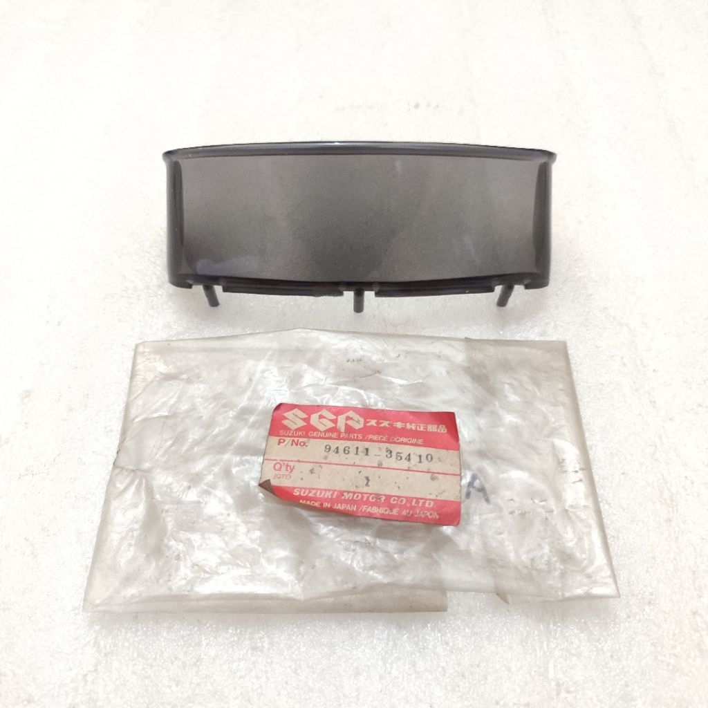 visor windshield wind shield topi pet tutup cover stang stir batok lampu depan suzuki RC80 RC100 del