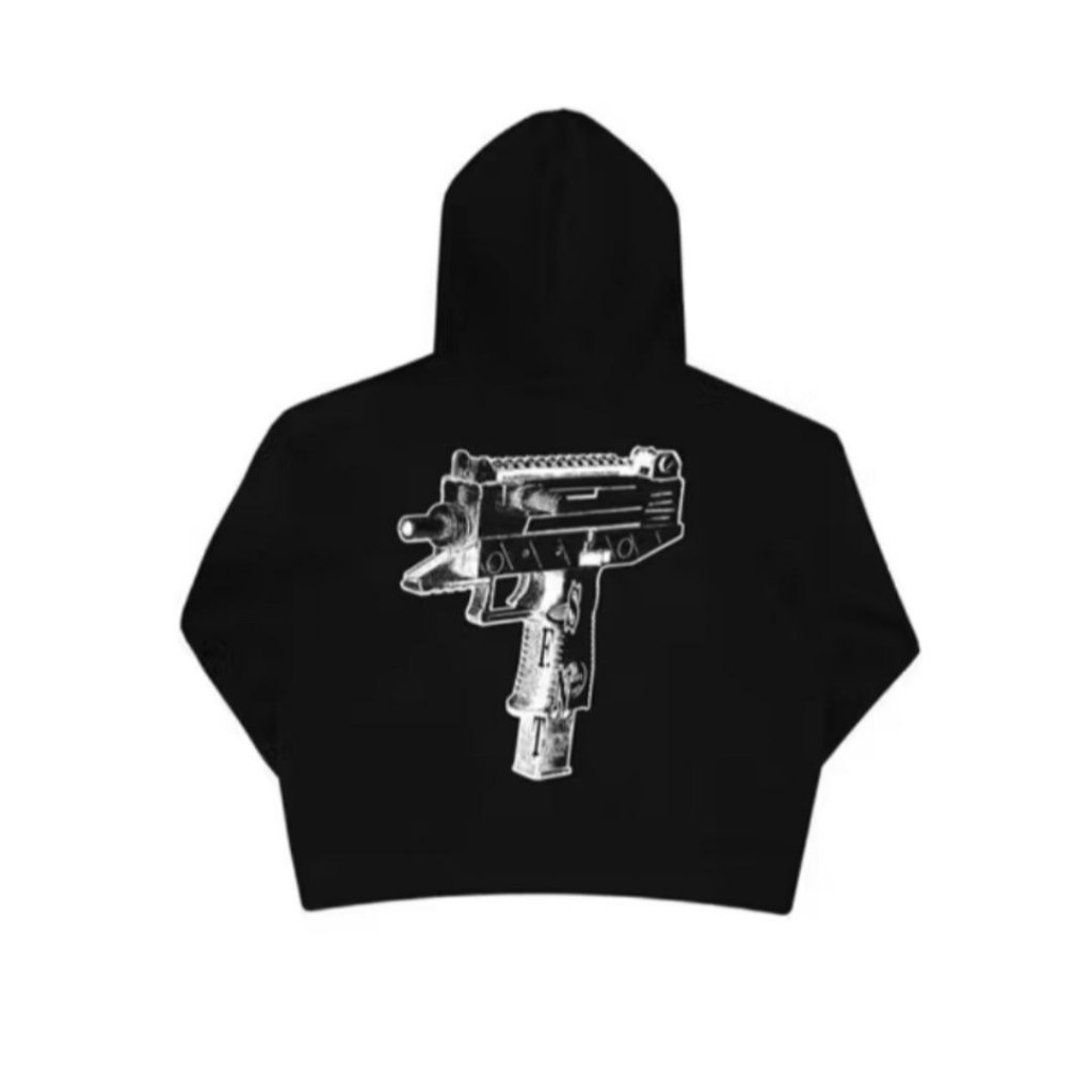 Satisfaction Hoodie Boxy Oversized SFTN Sniper Black Premium Pria Wanita