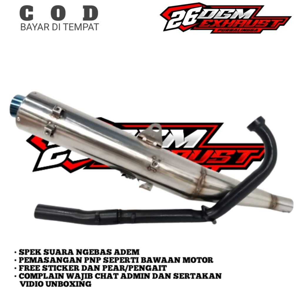 KNALPOT STANDAR RACING NJMX/MX 135/MX OLD/MX NEW