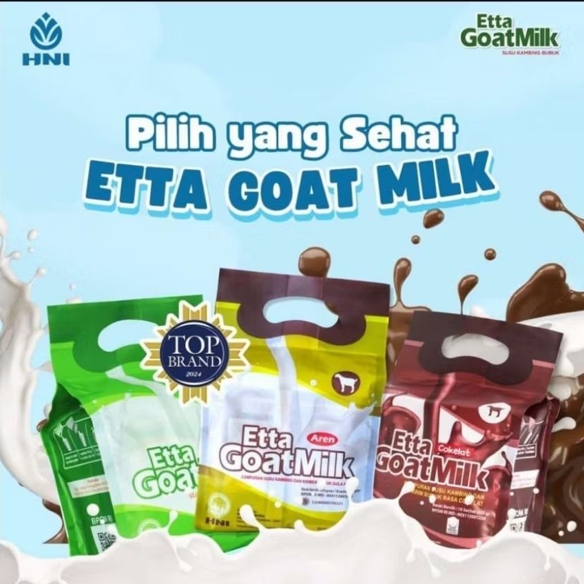 ETTA Goat Milk EGM Original HNI - Susu Kambing Etawa Bubuk Original EGM – Tinggi Kalsium & Nutrisi T