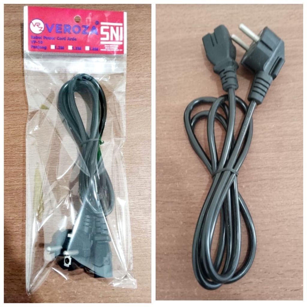 Kabel ac komputer VEROZA Socket ac Komputer 1.5 m SNI