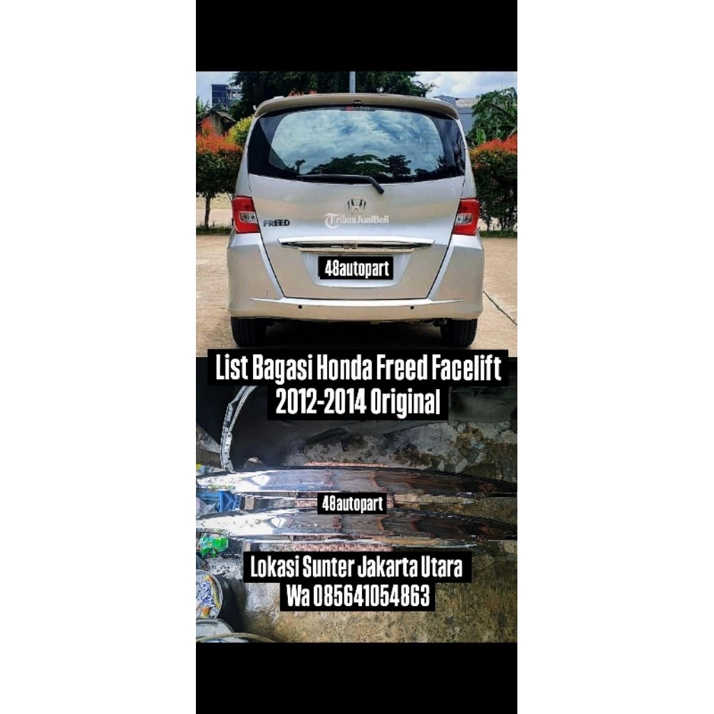 List Bagasi/Trunklid Honda Freed Facelift Original