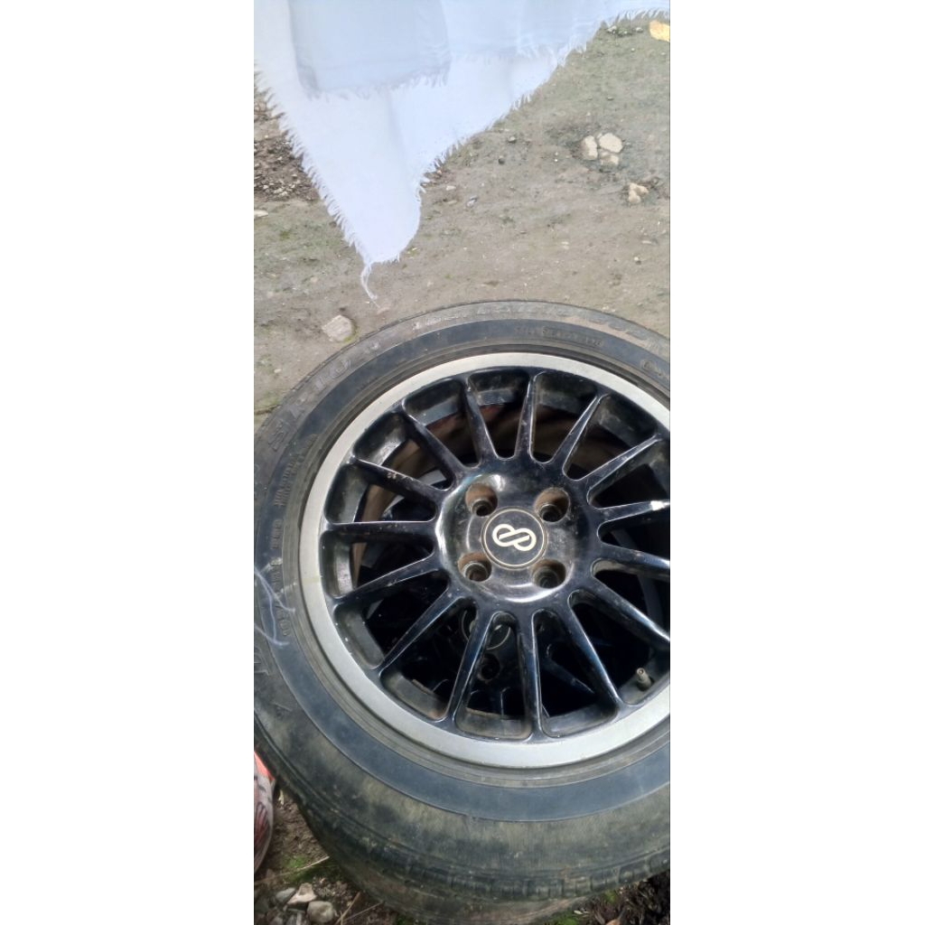 velg r15 pcd 4x100 lebar 6,5 rata