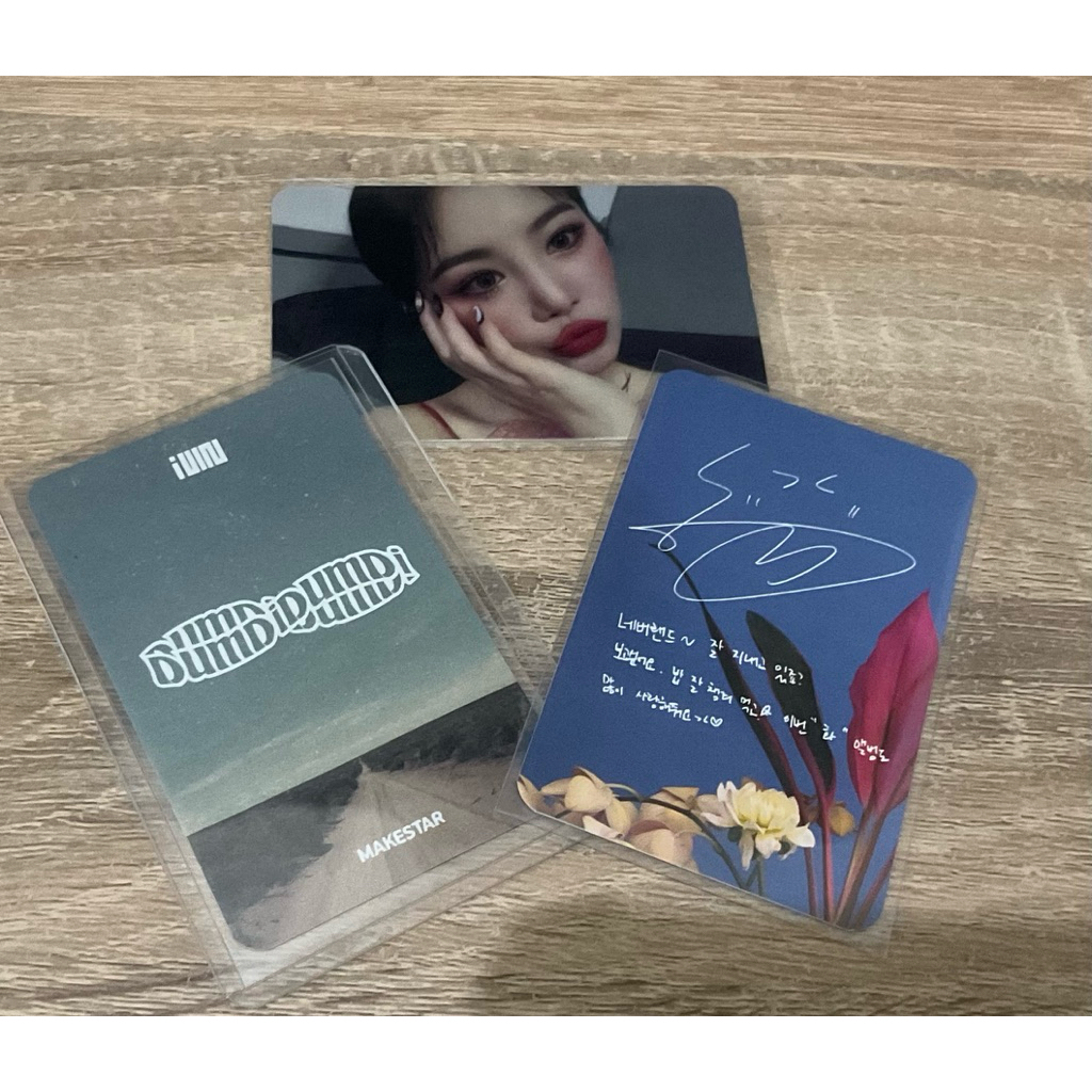 SOOJIN I BURN POUT PHOTOCARD OFFICIAL ALBUM