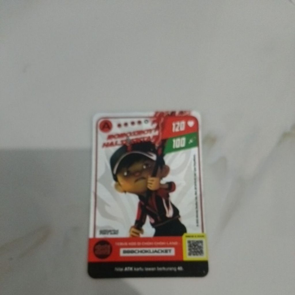 kartu boboiboy halilintar