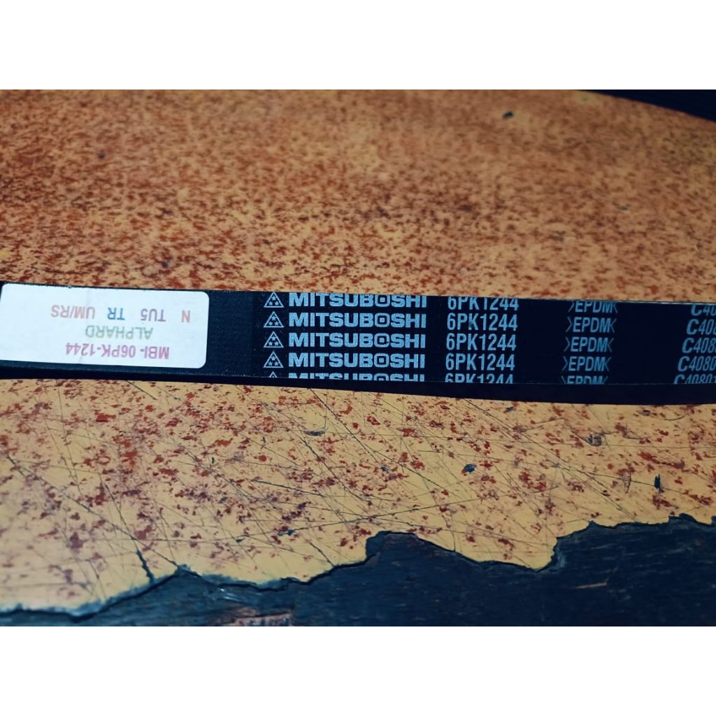 6pk 1244 v belt alphar agh30 2500cc