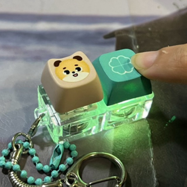 DON CLOVER Denimalz Fidget Keyring Keyboard Keycap Keychain DAY6 Dowoon