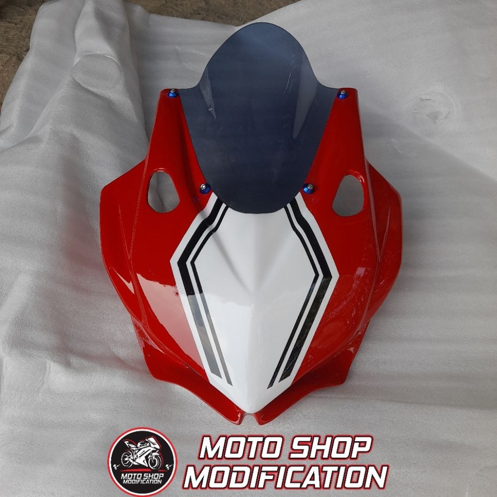 Topeng Kedok Cover Lampu Model Ducati PNP Honda New CBR150R Facelift K45G K45N 2016-2020