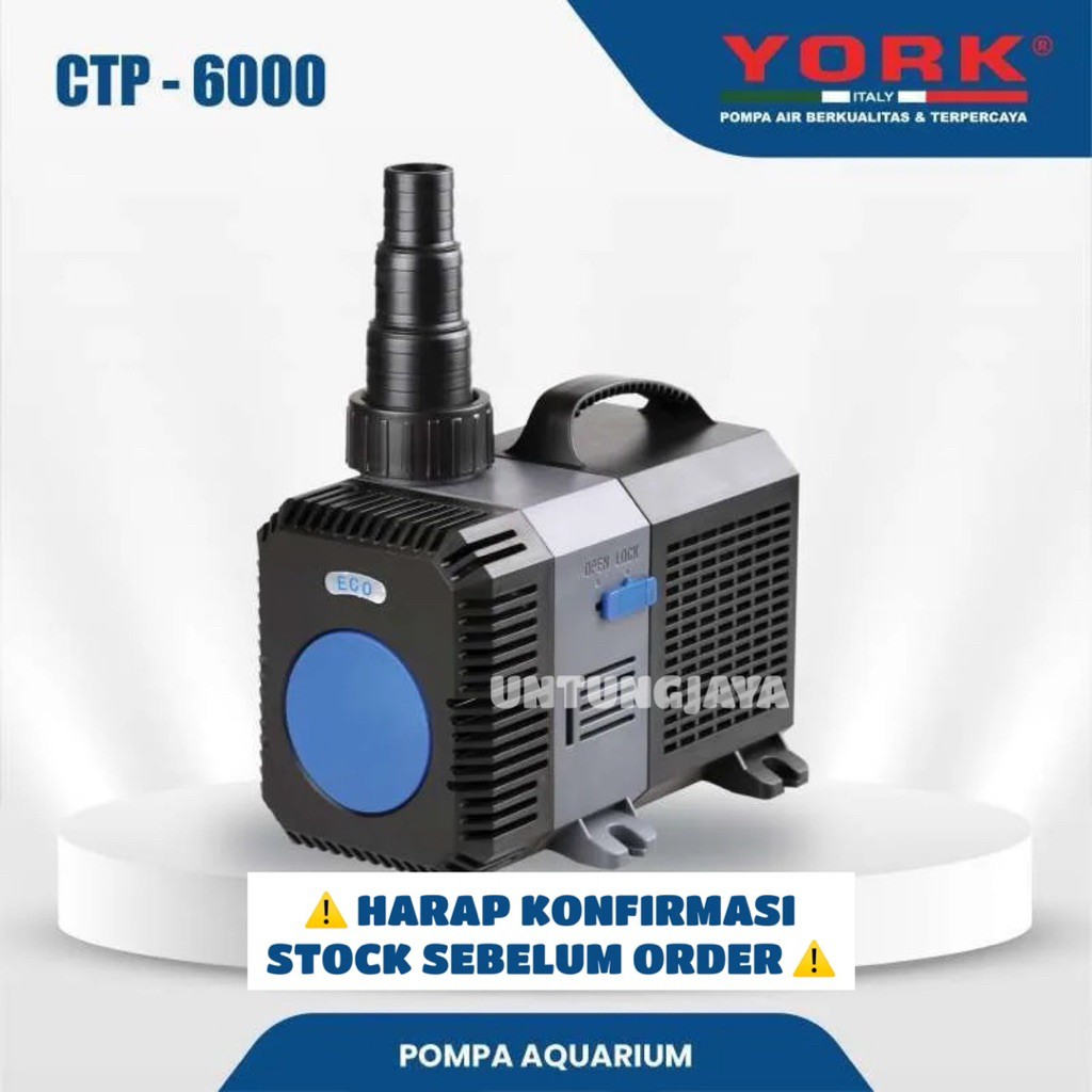 POMPA CELUP AKUARIUM YORK CTP 6000 // POMPA SUBMERSIBLE AQUARIUM YORK CTP 6000 // JUAL POMPA YORK YR
