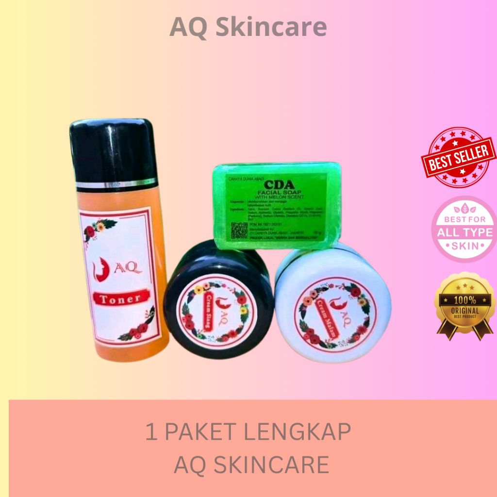 PAKET GLOWING AQ SKINCARE Original