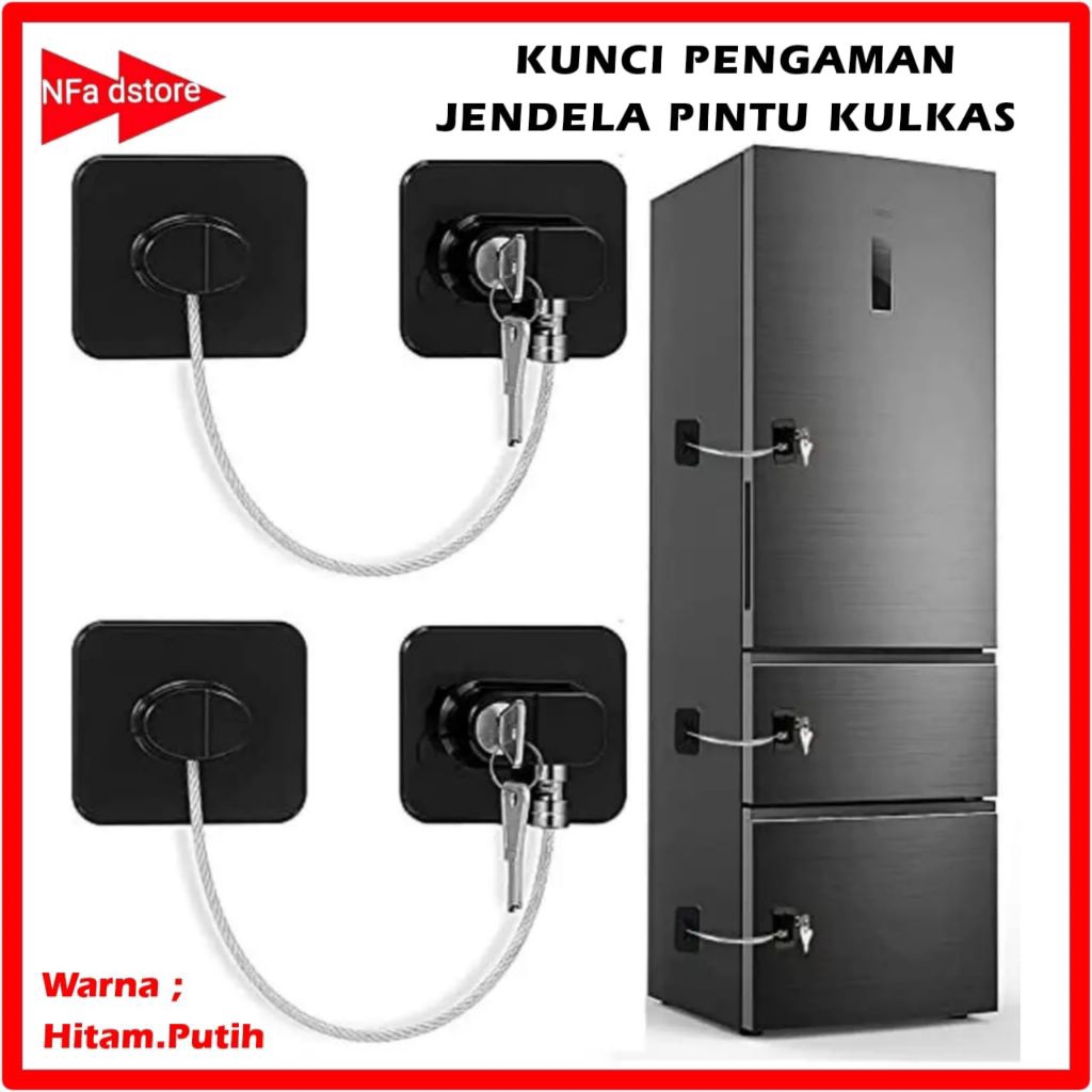 Kunci Pengaman Jendela Kunci Pengaman Pintu Kunci Kulkas