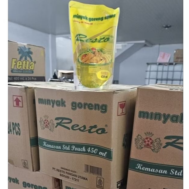 Grosir RESTO 450ml 1 Dus isi 24 Pcs cocok untuk pelengkap paketan sembako