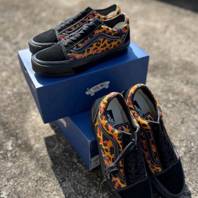 Vans Premium Oldskool 36 Reissue Leopard Black Original Resmi