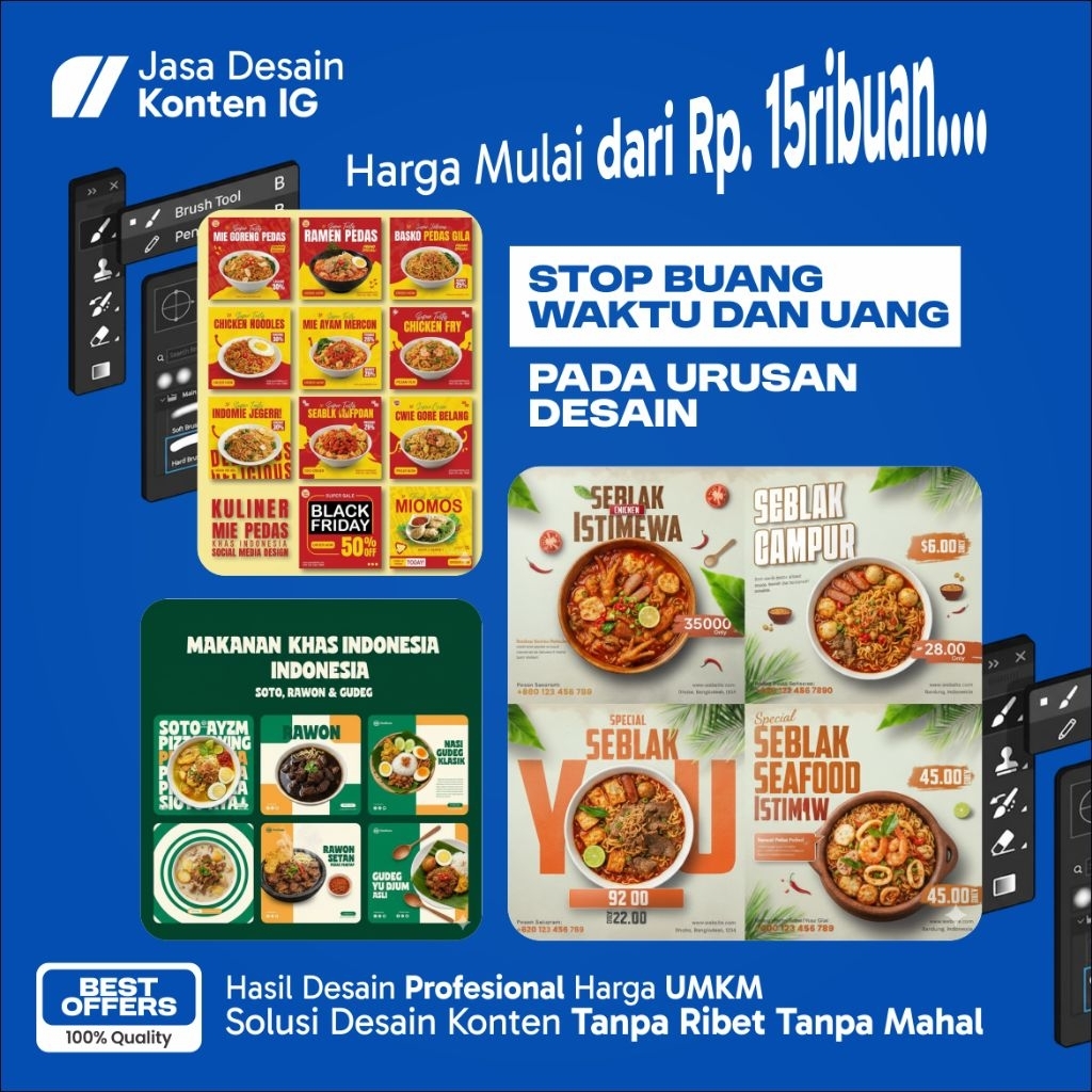 Jasa Desain Konten Feed IG
