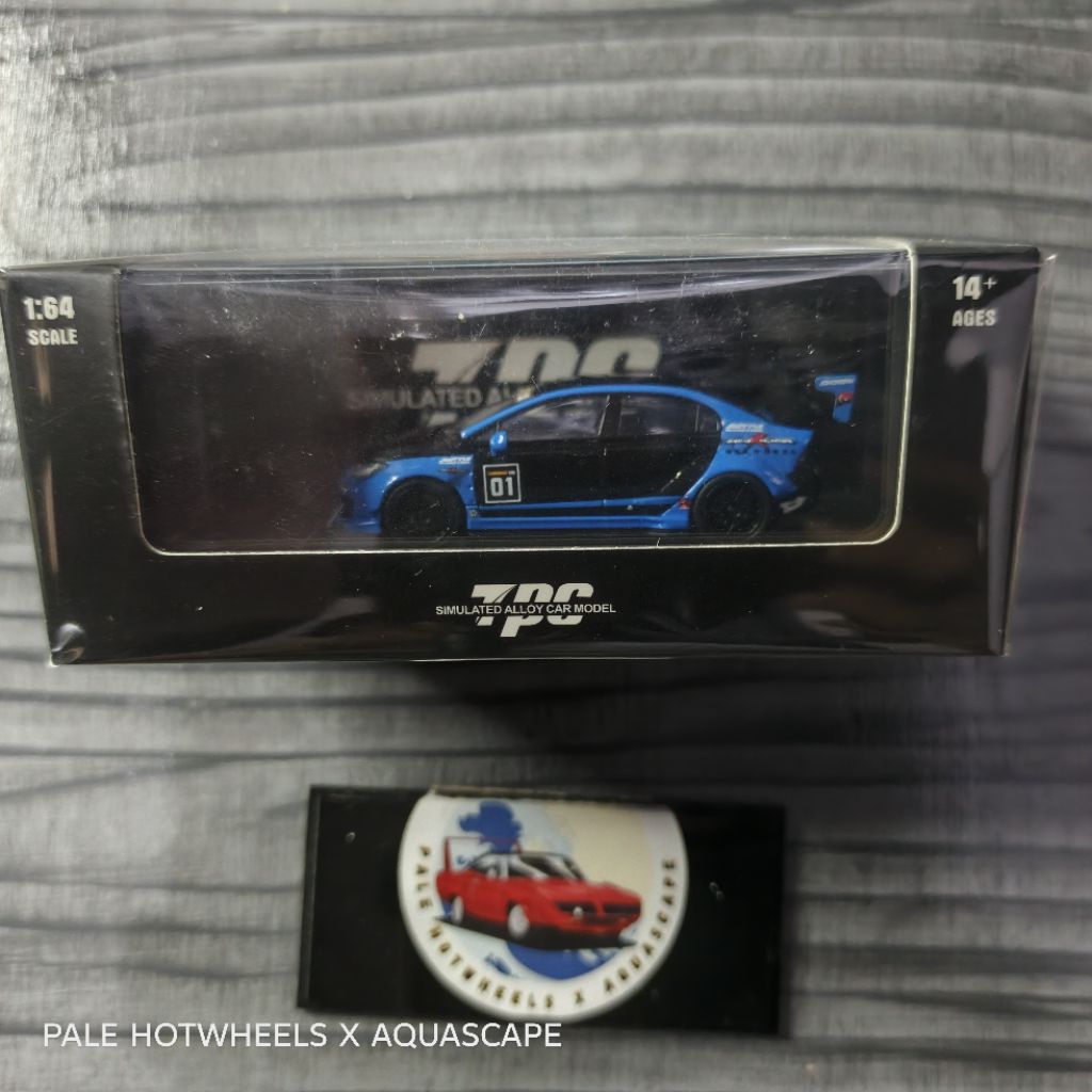 TPC HONDA CIVIC TYPE R FD2 RACING Blue black 1/64