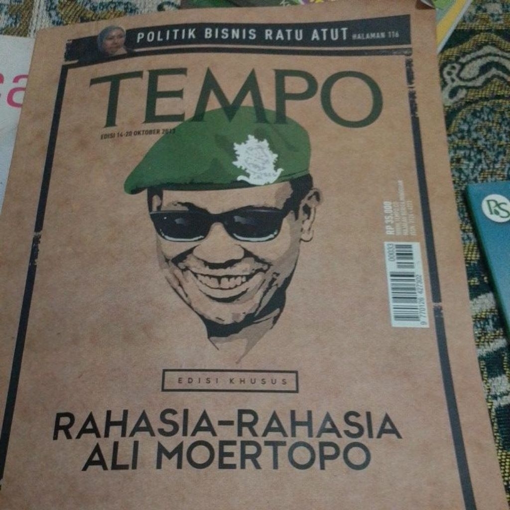 Majalah TEMPO edisi khusus Rahasia rahasia Ali Moertopo 2013