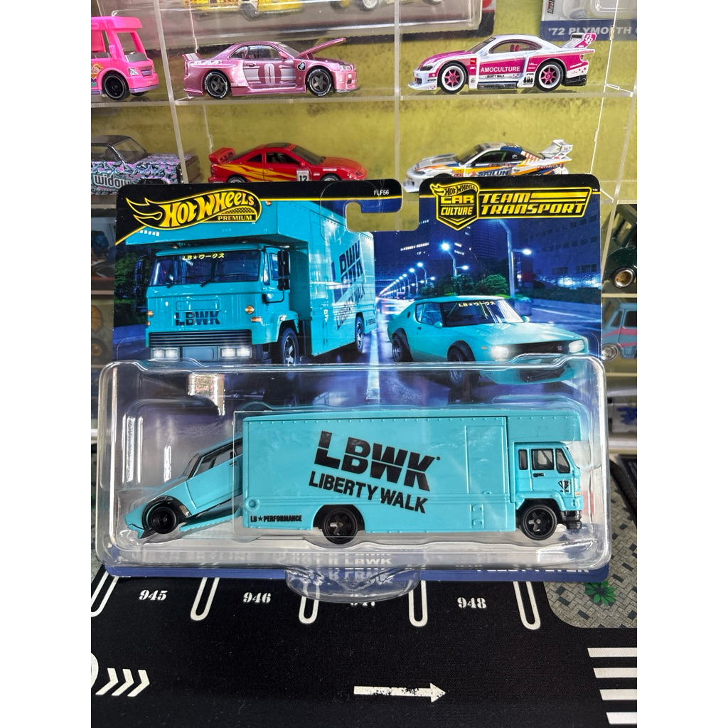 hot wheels team transport nissan skyline 2000gt-r lbwk