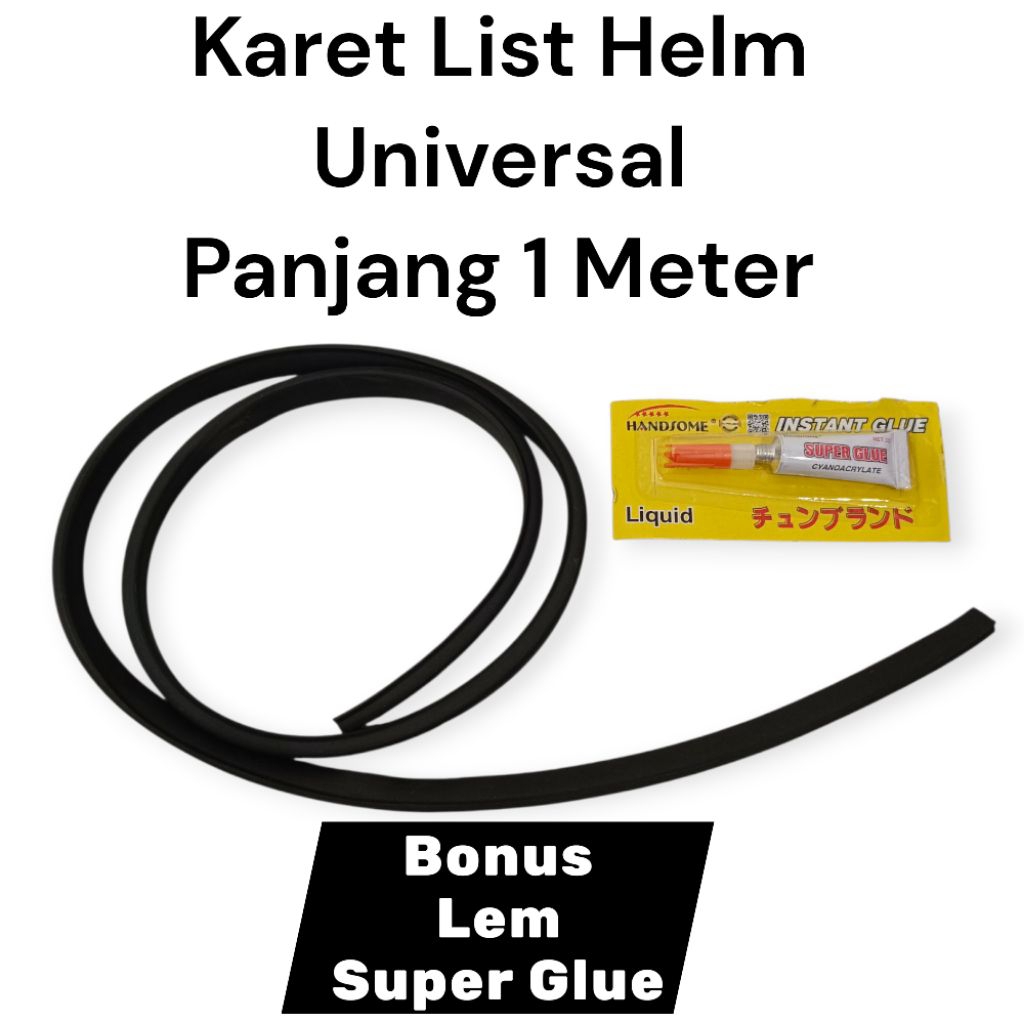Karet List Helm Universal Karet List Pinggir Helm Hallface INK CX22 Karet List Helm Halfface Univers