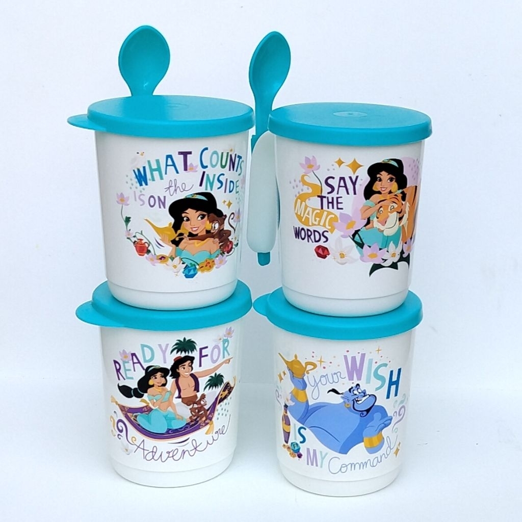 Tupperware Gelas Mug 350 ml Ada Sendok Kecil ORI BARU