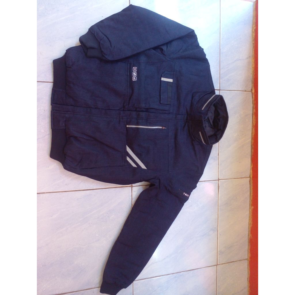 jaket bomber motor safety TBUC original 100%