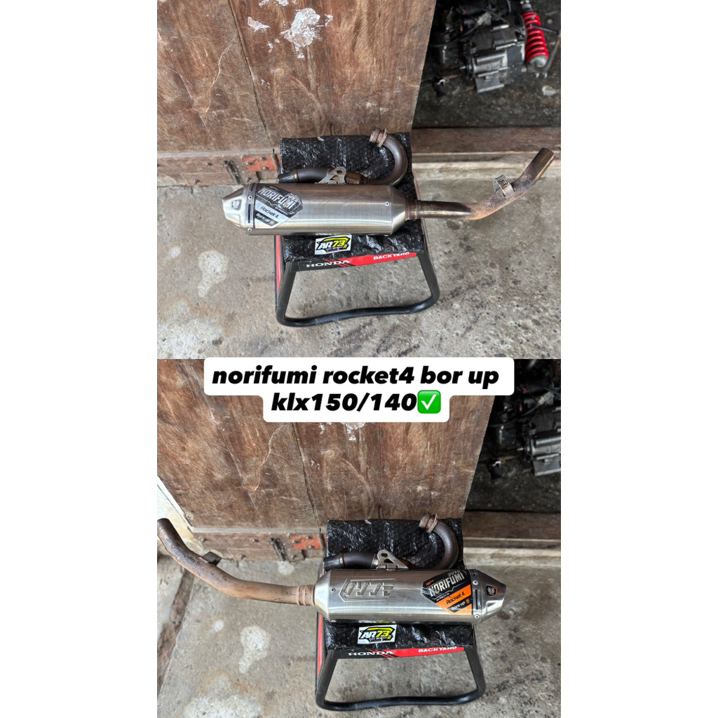 norifumi rocket4 bor up original second klx150/140