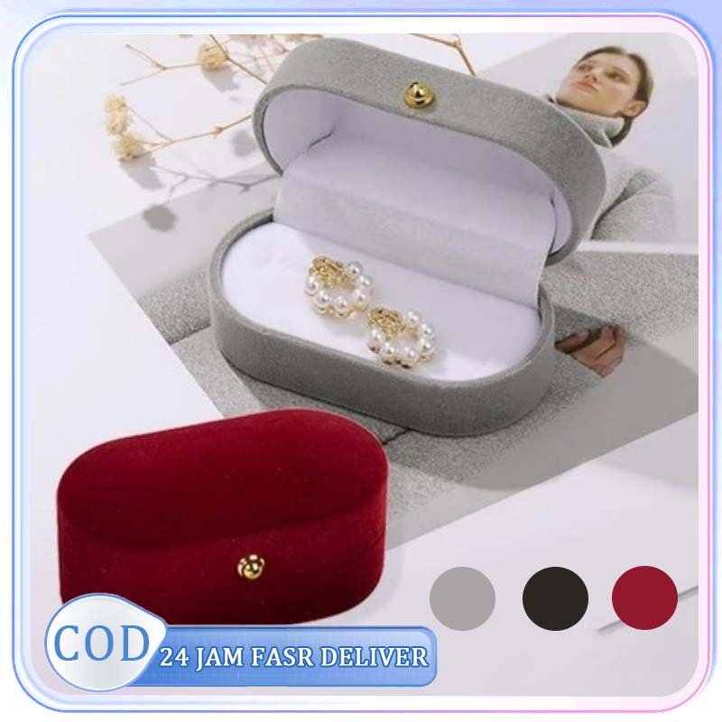 Kotak Cincin 2 Cincin Kotak Cincin Couple Bludru Kotak Cincin Couple Aesthetic