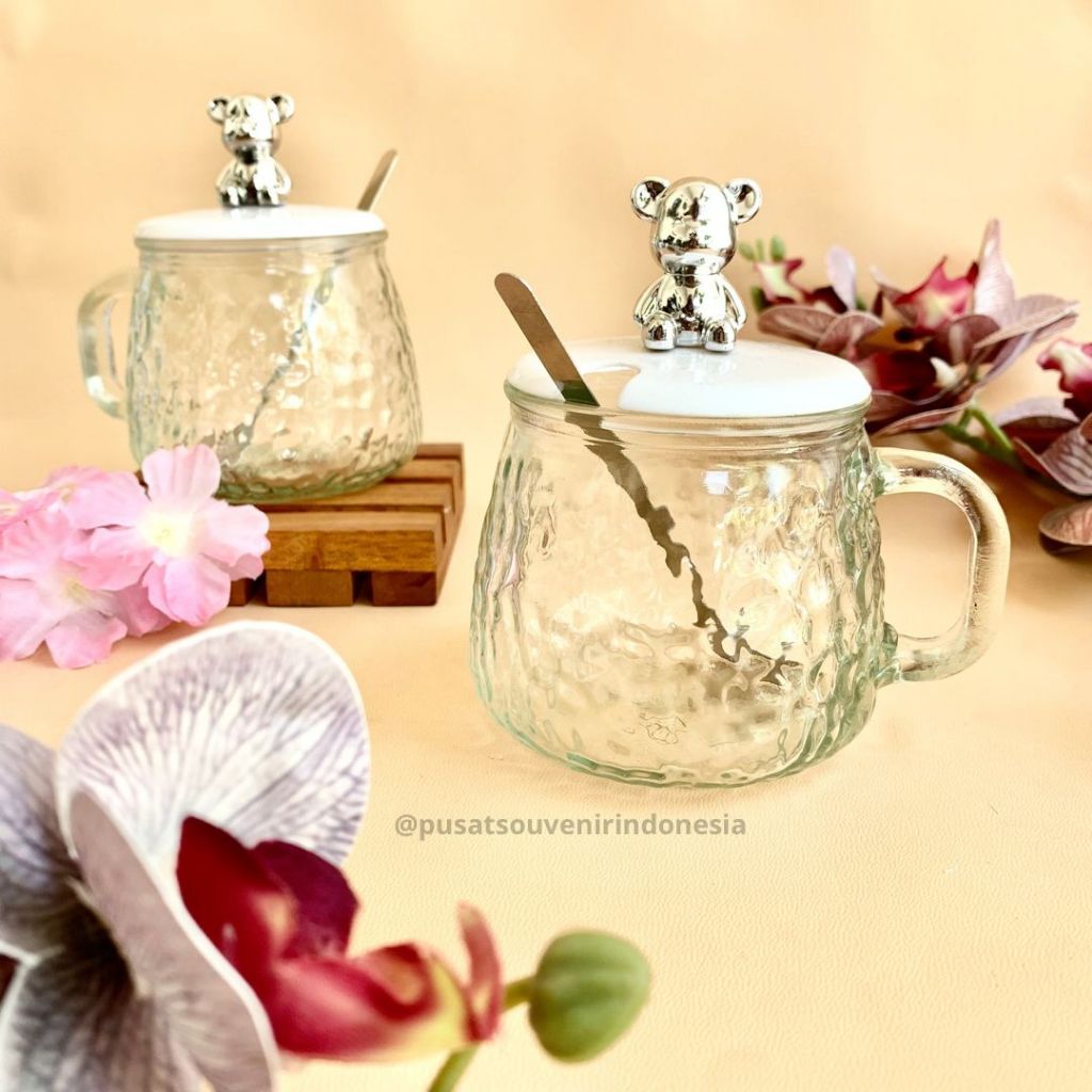 (100pcs) Souvenir Gelas beruang