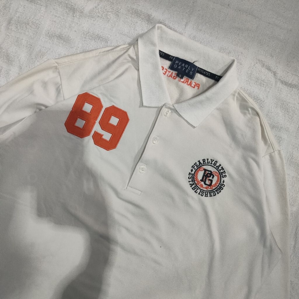 Polo shirt Pearly Gates Cream (M / ld 106)