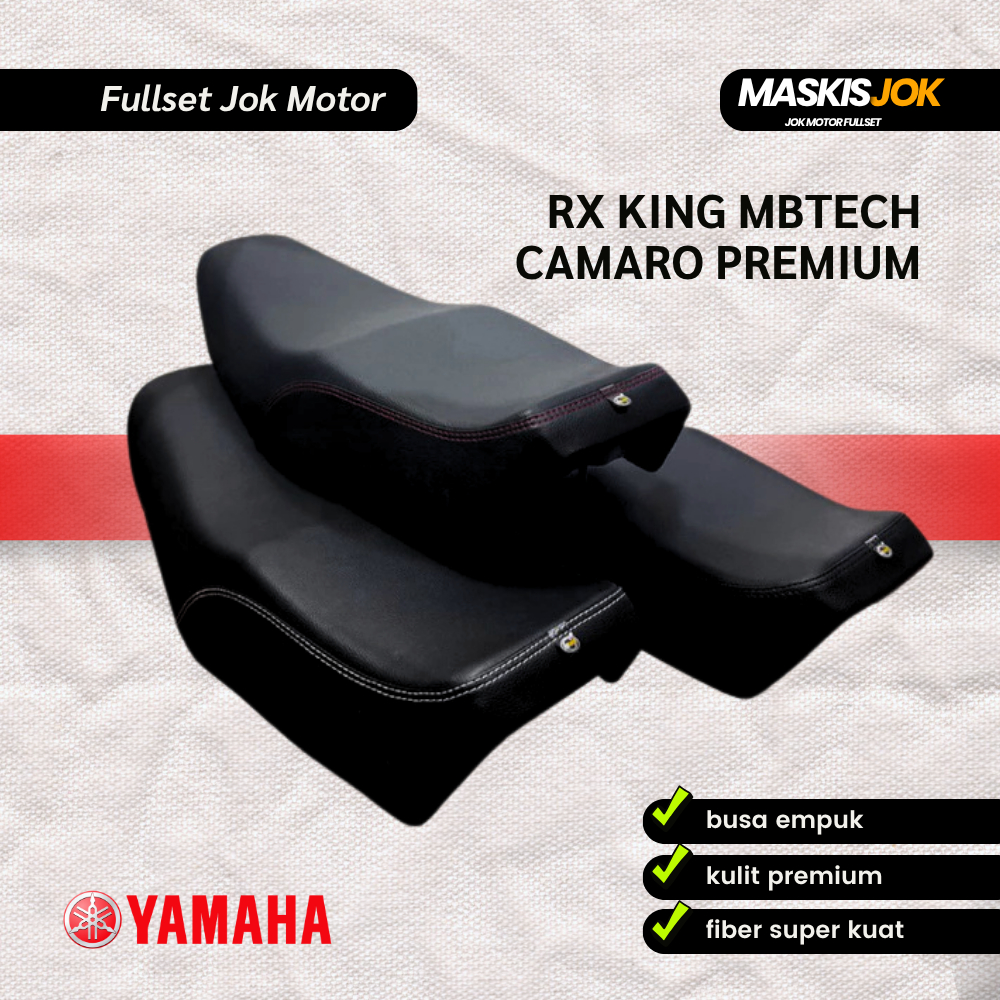Jok Motor RX King MBTECH Camaro Premium Fullset
