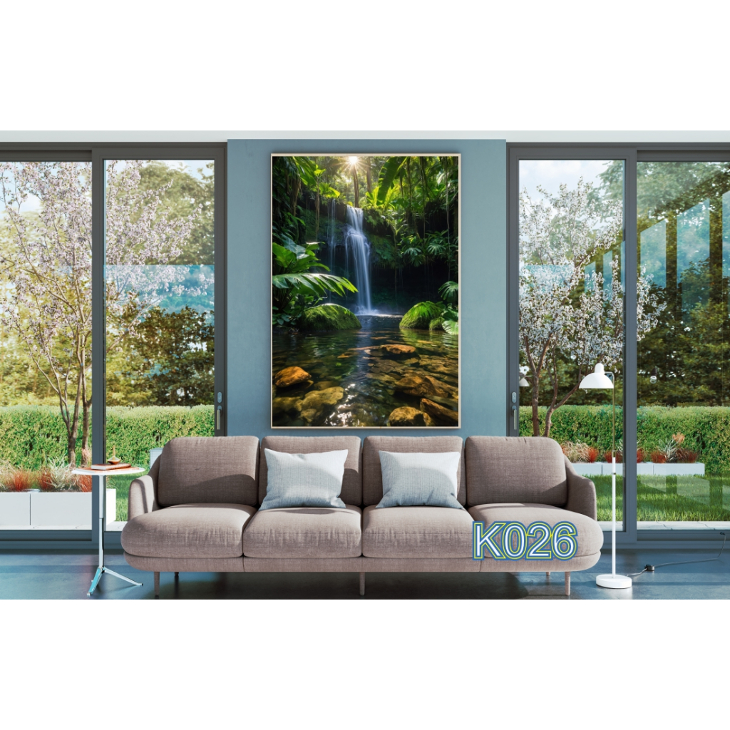 Wallpaper Pemandangan Air Terjun - Stiker Air Terjun - Wallpaper Stiker Air Terjun 3d Terlaris