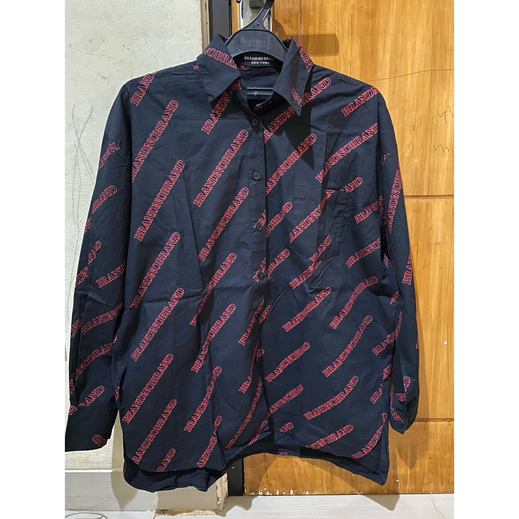 Preloved kemeja BNB Letter shirt