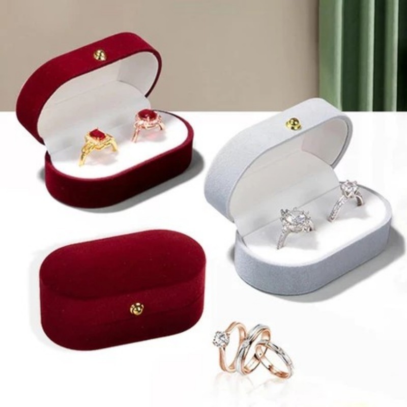 Kotak Cincin Couple Kotak Cincin Pernikahan 2 Cincin Ring Box Tempat 2 Cincin Kotak Cincin Couple