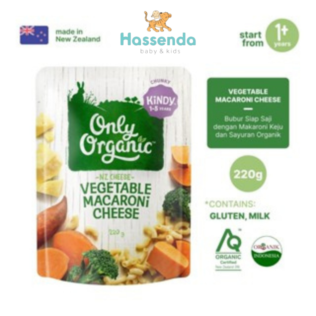 Only Organic Vegetable Savoury Meal Kindy 220gr (Bubur Bayi Organik)