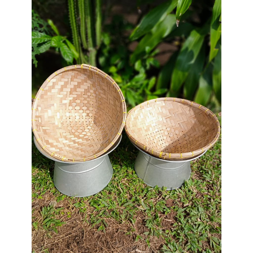 Dangdang Seeng Aluminium - Dandang seeng alat pengukus - Free Kukusan Bambu - Seeng Jadul