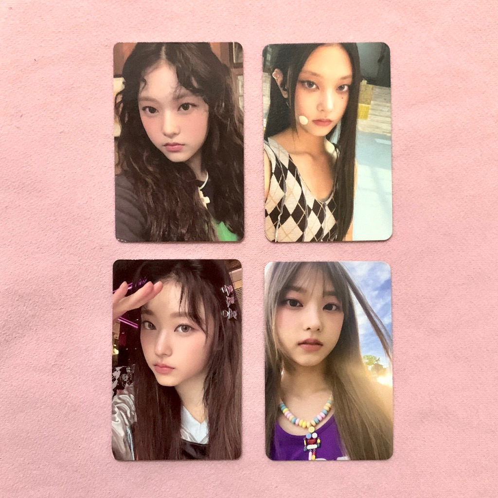 [OFFICIAL] HAERIN NEWJEANS PHOTOCARD GET UP GU WEVERSE A B C VER VERS VERSIONS VERSION MIC 1ST EP AL