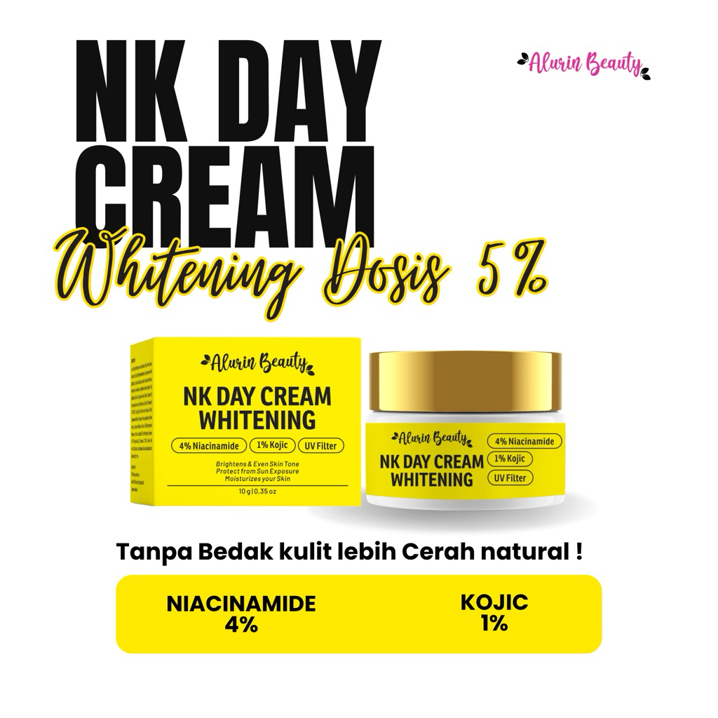 NK DAY CREAM 5% DOSIS WHITENING BY ALURIN BEAUTY