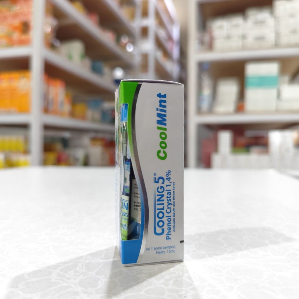 Cooling 5 spray mengobati sariawan dan bau mulut 15 ml